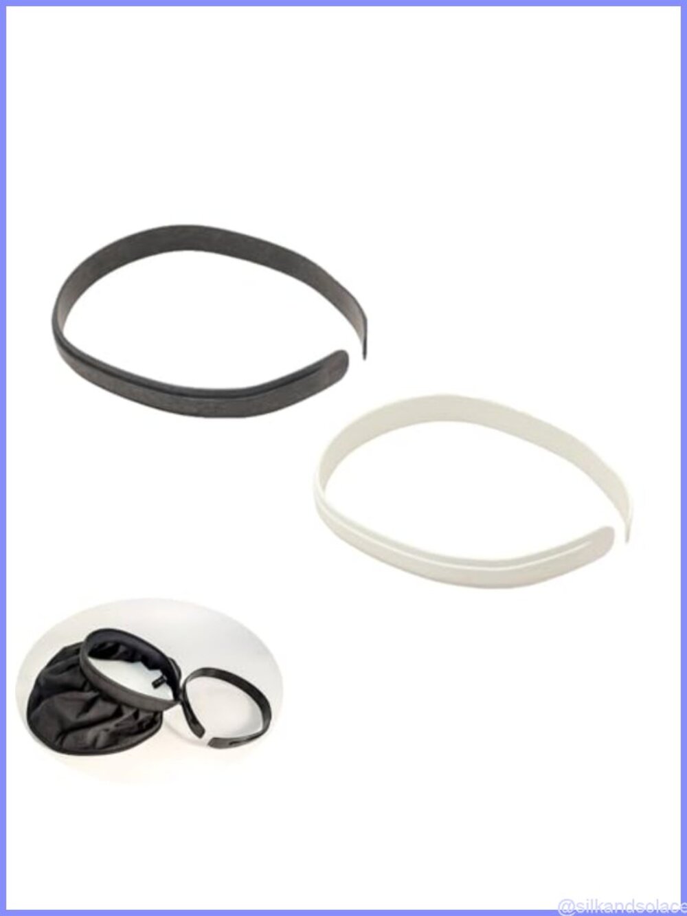2 Pack Plastic Hat Band Shaper Inserts for Sun Visor DIY Repair